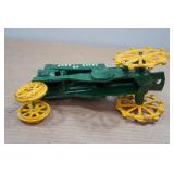 Vintage Cast Iron John Deere Tractor