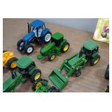 Assorted Toy Tractors
