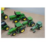 Assorted Toy Tractors