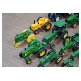 Assorted Toy Tractors