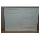 Vintage Style John Deere Raised Metal Sign