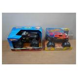 Hot Wheels 1:24 Scale Monster Jam Trucks - Batman & Spider-Man