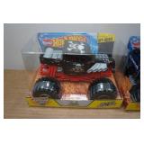 Hot Wheels 1:24 Scale Monster Jam Trucks - Bone Shaker, Cleatus, Barbarian