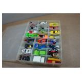 Assorted Die Cast Cars in Case