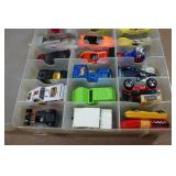 Assorted Die Cast Cars in Case