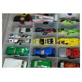 Assorted Die Cast Cars in Case