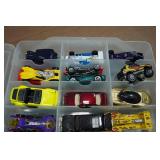 Assorted Die Cast Cars in Case