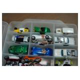 Assorted Die Cast Cars in Case