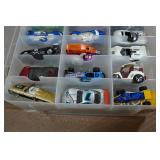 Assorted Die Cast Cars in Case