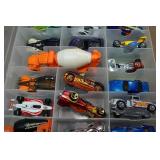 Assorted Die Cast Cars in Case