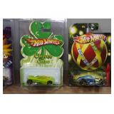 Assorted Hot Wheels - Halloween Highway, Mardi Gras, Clover Cars