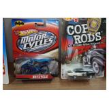 Assorted Hot Wheels - Muscle Car, Harley Davidson, Motor Cycles, Cop Rods