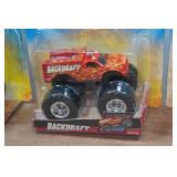 *7* Hot Wheels Monster Jam Trucks - Early - Backdraft, DK, Superman, Grave Digger