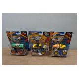 *3* Hot Wheels Monster Jam Trucks - Crushable Cars