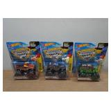 *3* Hot Wheels Monster Jam Trucks - Track Ace Tires