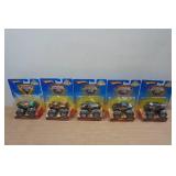 *5* Hot Wheels Monster Jam Trucks - Spectraflame - TMNT, Max-D, Monster Mutt