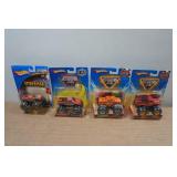 *4* Hot Wheels Monster Jam Trucks - Flag Series, Shoxx