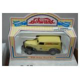 *2* Vintage Metal Schwanns Delivery Van