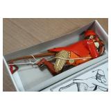 Vintage Look Tin Litho Climbing Monkey