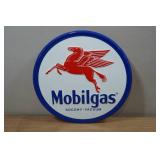 Novelty Raised Metal Sign - Mobilgas