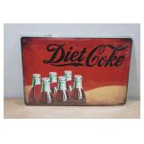 Novelty Metal Sign - Diet Coke