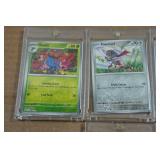 *10* Pokemon Trading Cards in Acrylic Cases