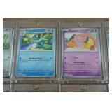 *10* Pokemon Trading Cards in Acrylic Cases