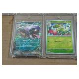*10* Pokemon Trading Cards in Acrylic Cases
