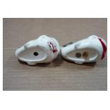 Vintage Salt and Pepper Shakers - Whales