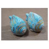Vintage Salt and Pepper Shakers - Tropical Fish