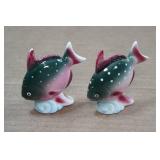 Vintage Salt and Pepper Shakers - Fish