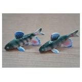 Vintage Salt and Pepper Shakers - Fish