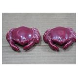 Vintage Salt and Pepper Shakers - Crabs