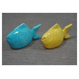 4 Sets of Vintage Salt and Pepper Shakers - Fish, Birds