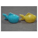 4 Sets of Vintage Salt and Pepper Shakers - Fish, Birds