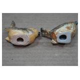 4 Sets of Vintage Salt and Pepper Shakers - Fish, Birds