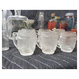 HanDee Kitchen Saw - Vintage Boxed Kitchen Tool with Assorted Bottles & Mugs