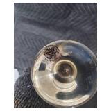 Sterling Silver Goblets (Pair) - Crystal Glassware Collection with Decanter & Pitcher