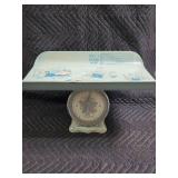 What a Boy Should Weigh - Vintage 30 lb Capacity Kitchen Scale with Tray