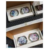 Bradford Exchange Hummingbird Plates - Ruby-Throated & Anna