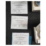 Bradford Exchange Hummingbird Plates - Ruby-Throated & Anna