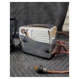 Chrome Electric Kettle & 2-Slice Toaster - Vintage Chrome Kitchen Appliances