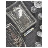 Crystal Glassware Set - Assorted Stemware, Decanter, Vases & Trays