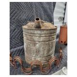 Lot of Vintage Metal Oil Cans & Sprayers - Farm & Workshop Hardware