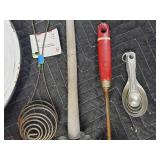 Happy Home Vintage Bakeware & Enamelware Lot - Plates, Pans, Molds & Tools