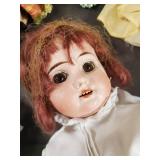 Vintage Doll Lot - Assorted Porcelain/Bisque Heads, Cloth Bodies & Dresses