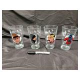 A Christmas Story Glass Set - 4 Novelty Drinking Glasses with Iconic Quotes