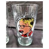 A Christmas Story Glass Set - 4 Novelty Drinking Glasses with Iconic Quotes