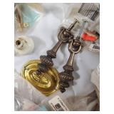 Cast Door Pull - Complete with Screws, Vintage Hardware Set