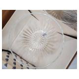 Princess House Crystal Dessert Plates - 3-Piece Set in Original Box
